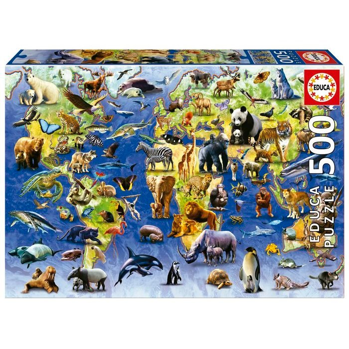 PUZZLE 500 PCS ESPECES EN DANGER