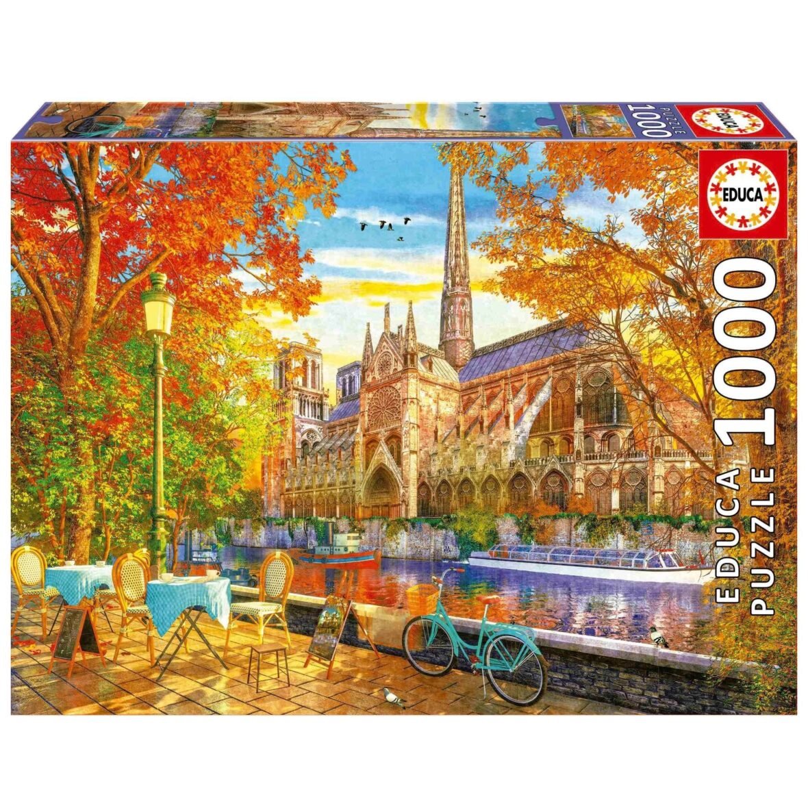 Educa – Puzzle 1000 pièces – L’automne à Notre-Dame