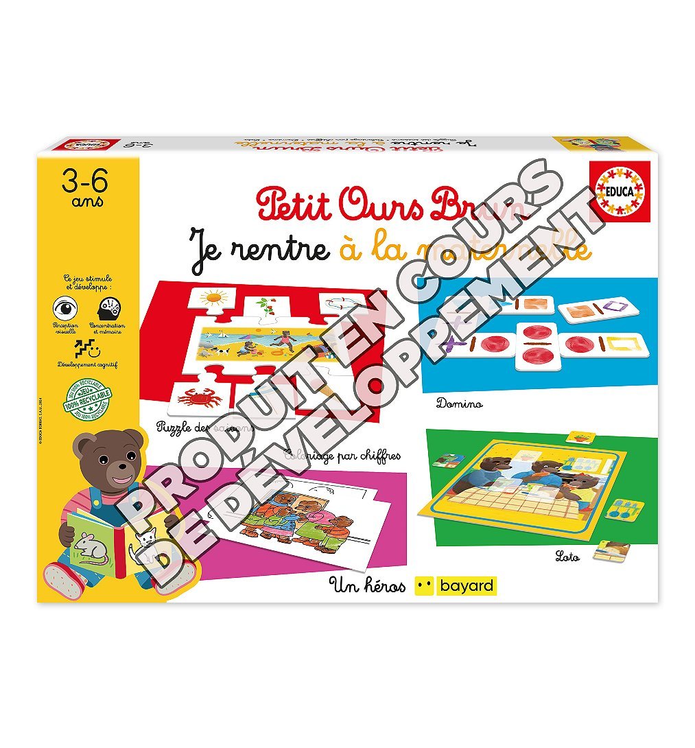 Educa – Little Brown Bear, I'm going back to kindergarten