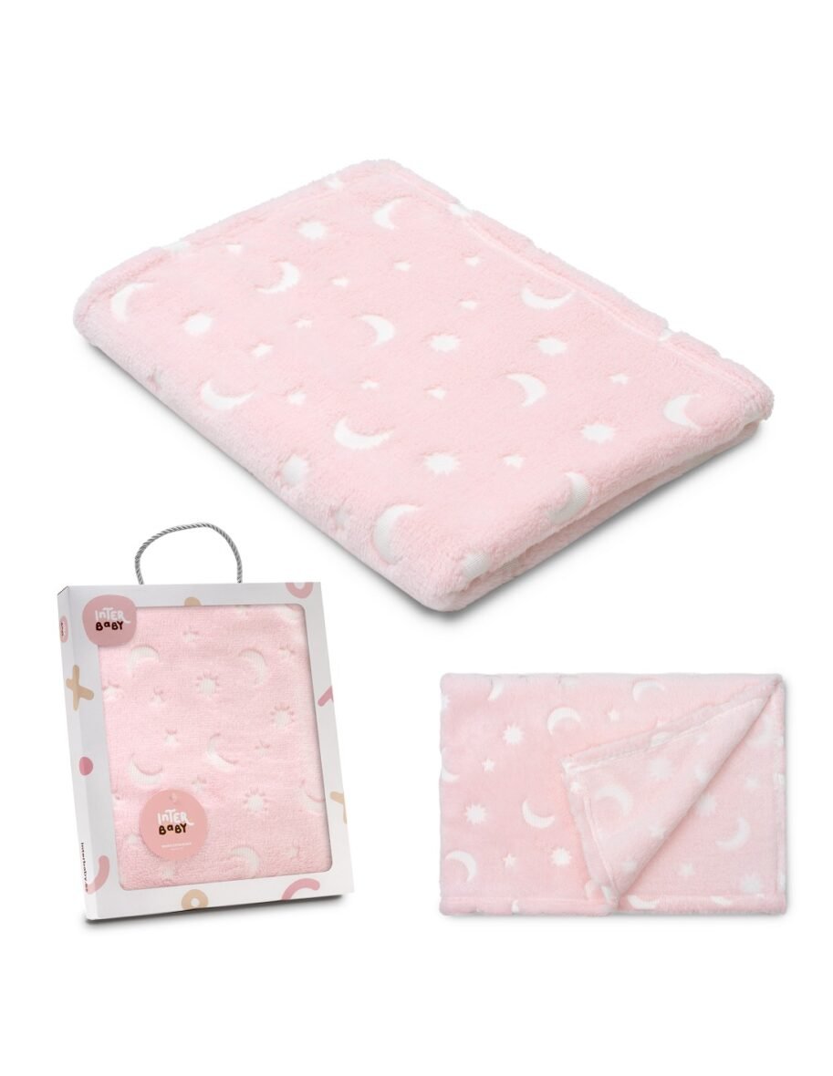 Couverture Imprimee Rose – Interbaby