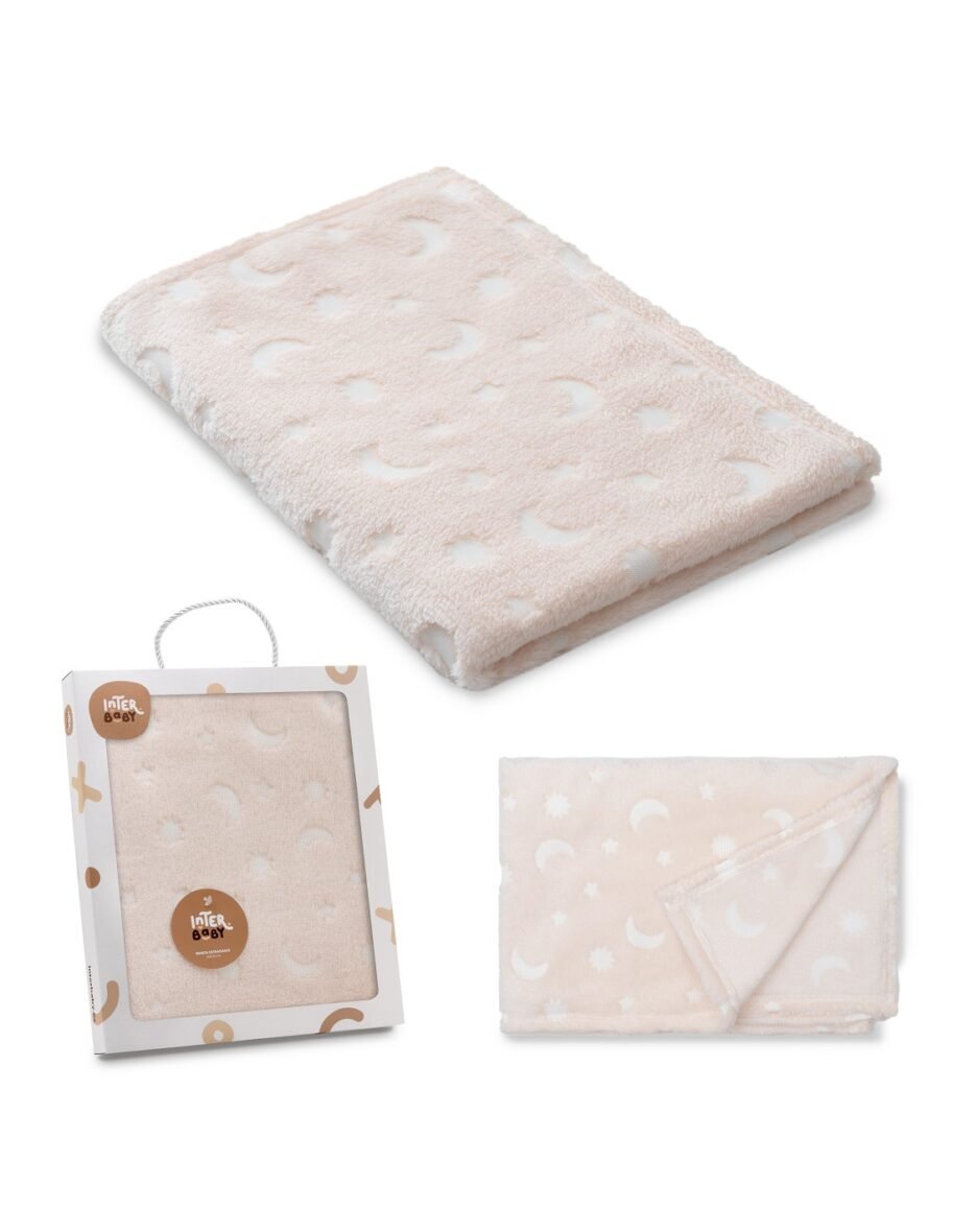 Couverture Imprimee Beige – Interbaby