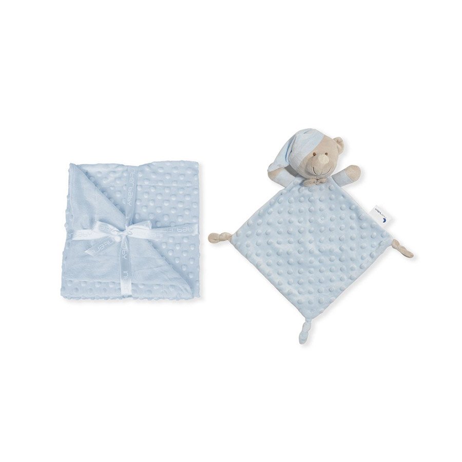 Plaide 80 / 1000+doudou BLEU – Inter Baby