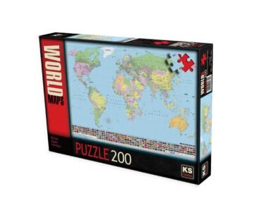 Puzzle enfant Le Monde 200pcs – ks games