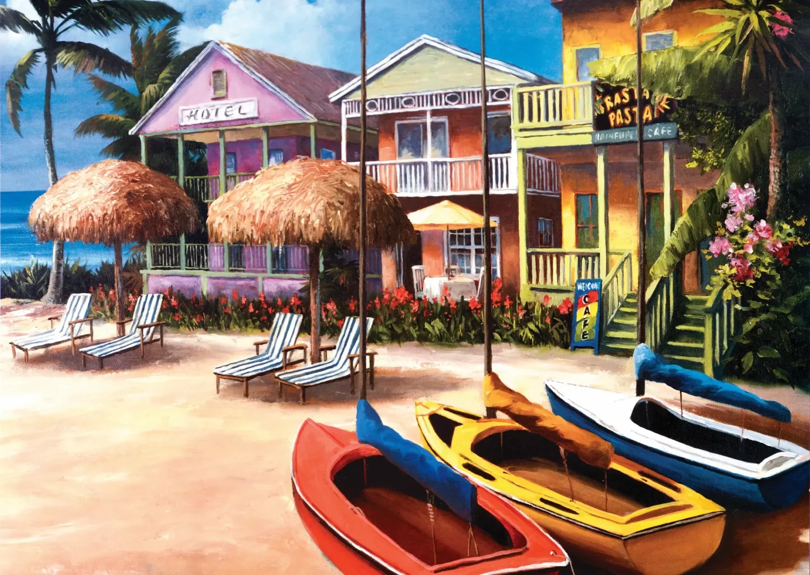 Puzzle – Bienvenue à la Plage – 500 pièces – KS Games