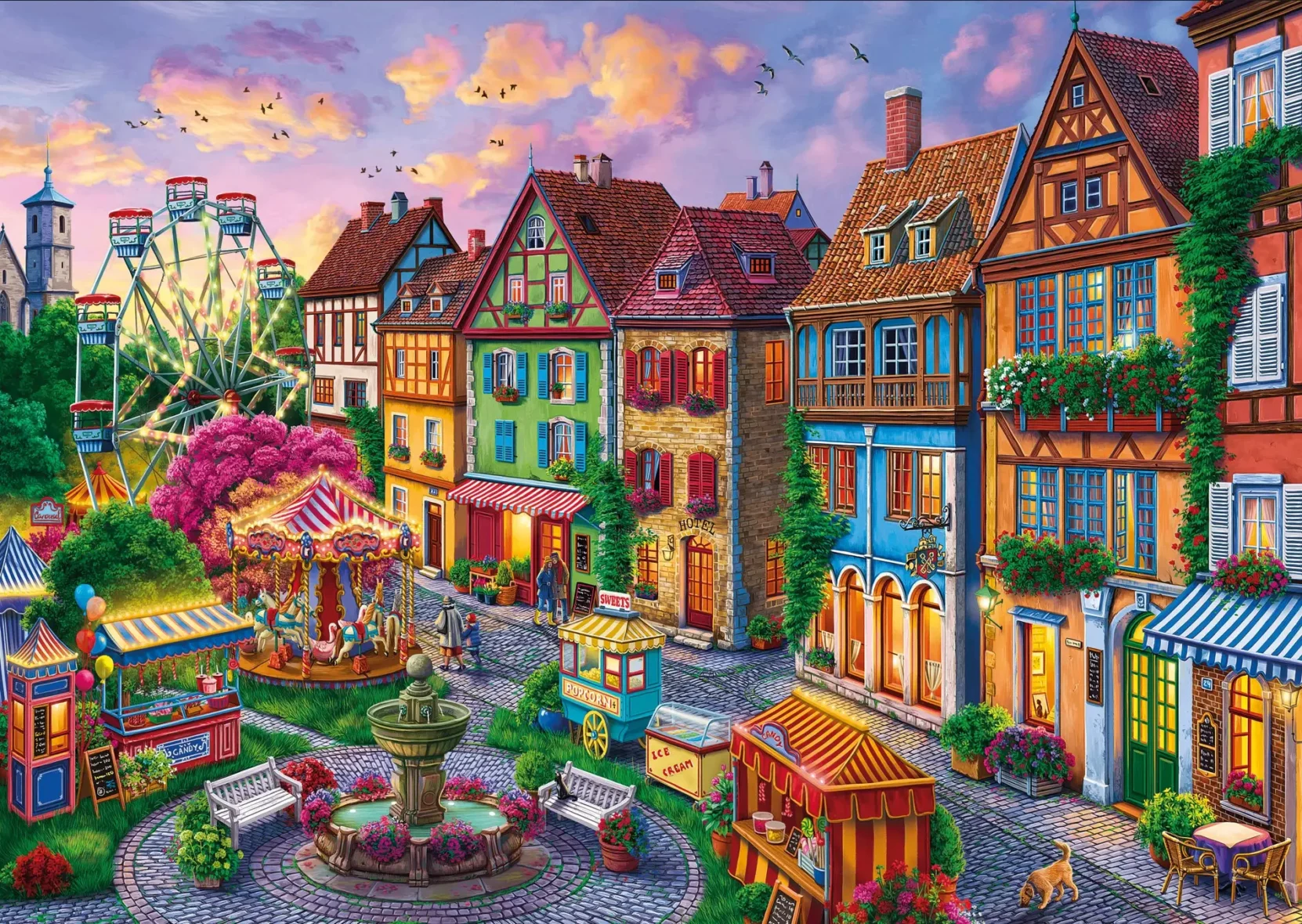 Puzzle – Ville Animée – 500 pièces – KS Games