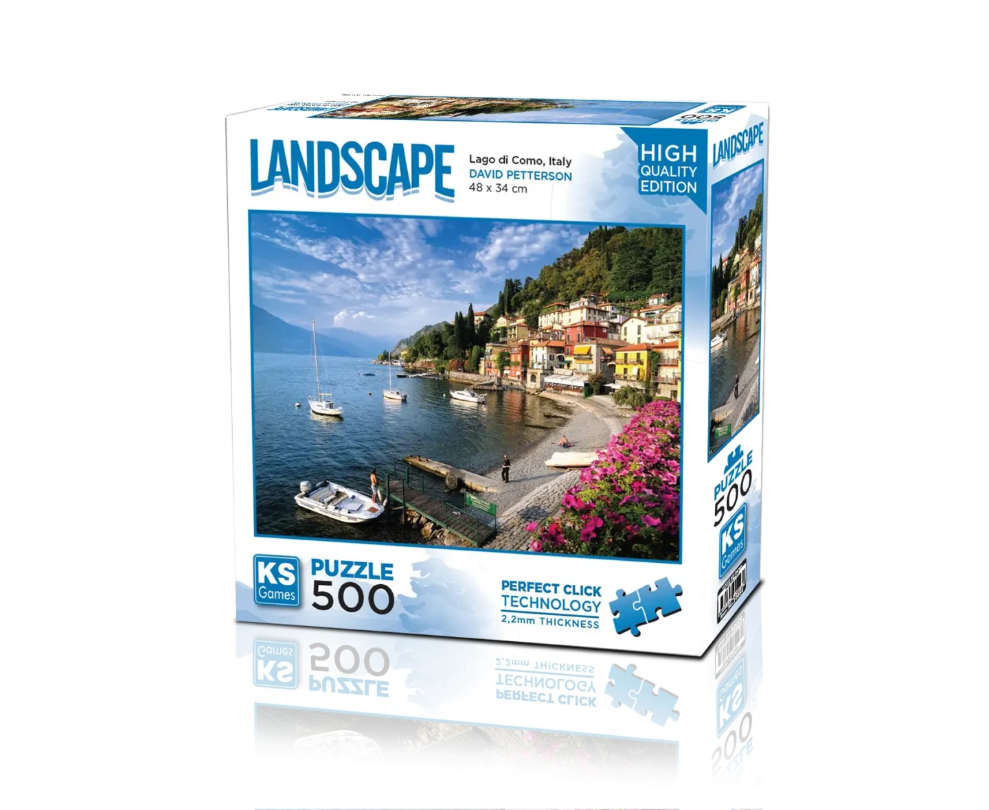 Puzzle – Lac de Côme – 500 pièces – KS Games