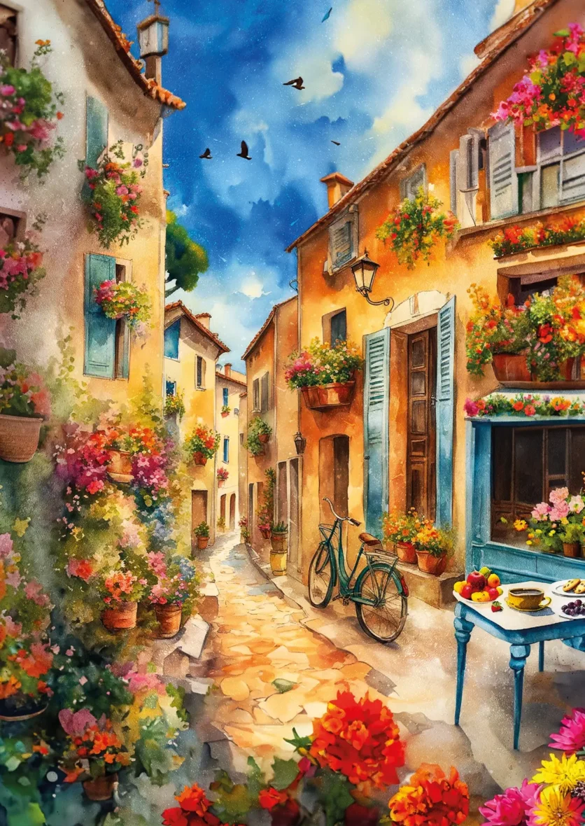 Puzzle – Ruelle Pavée – 500 pièces – KS Games