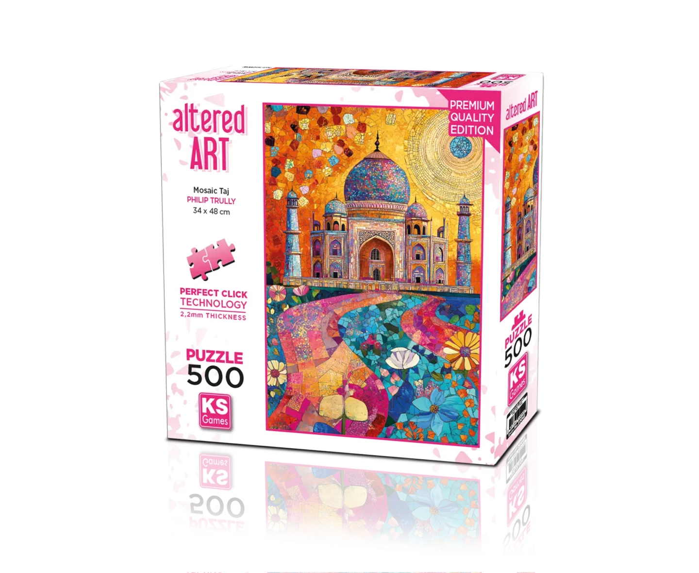 Puzzle – Mosaïque Taj – 500 pièces – KS Games