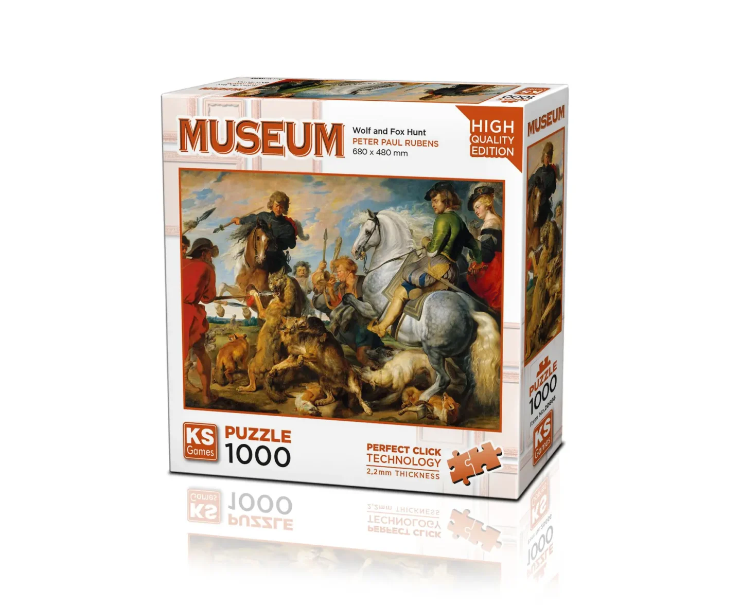 Puzzle – Chasse au Loup et au Renard – 1000 pièces – KS Games