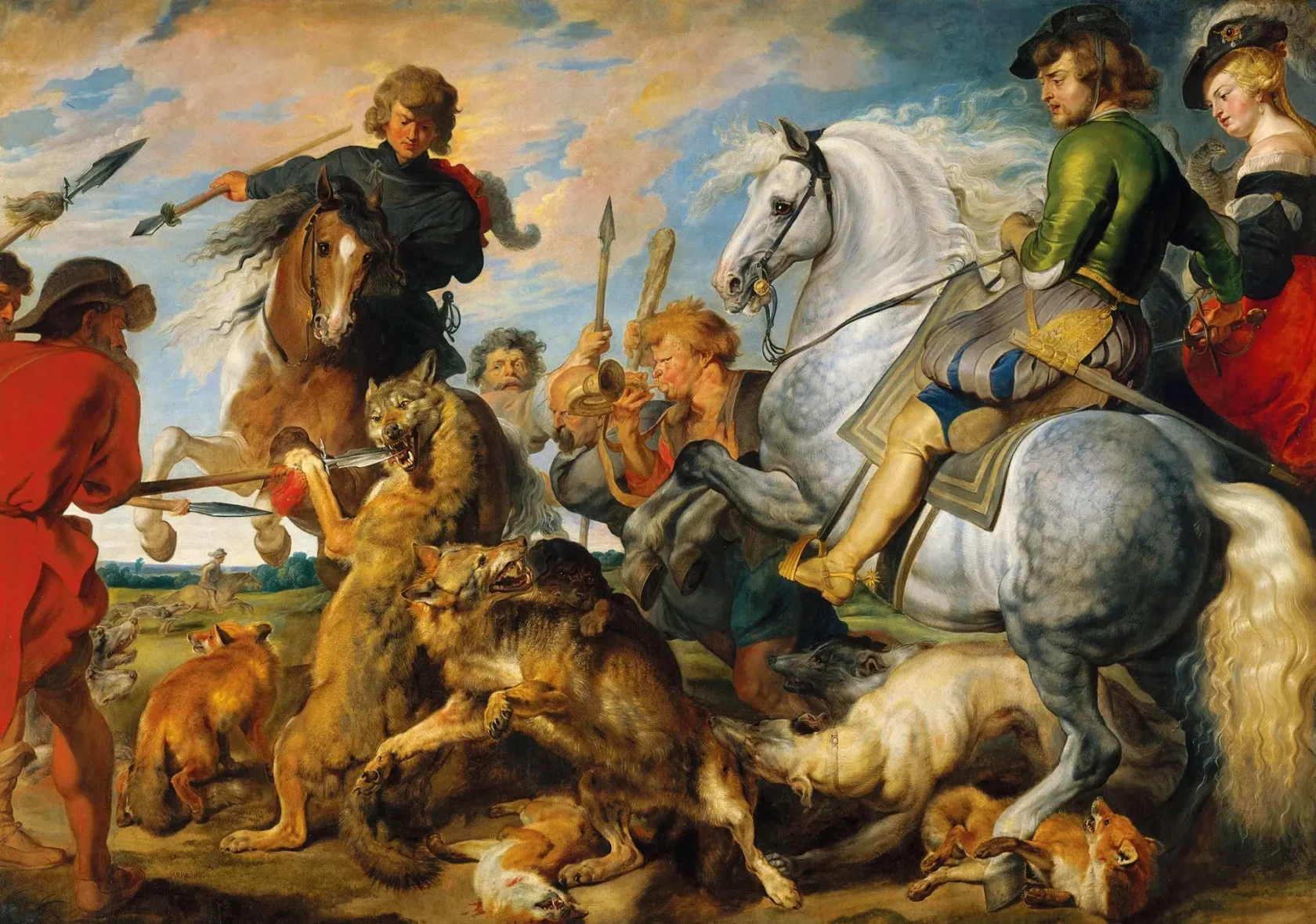 Puzzle – Chasse au Loup et au Renard – 1000 pièces – KS Games
