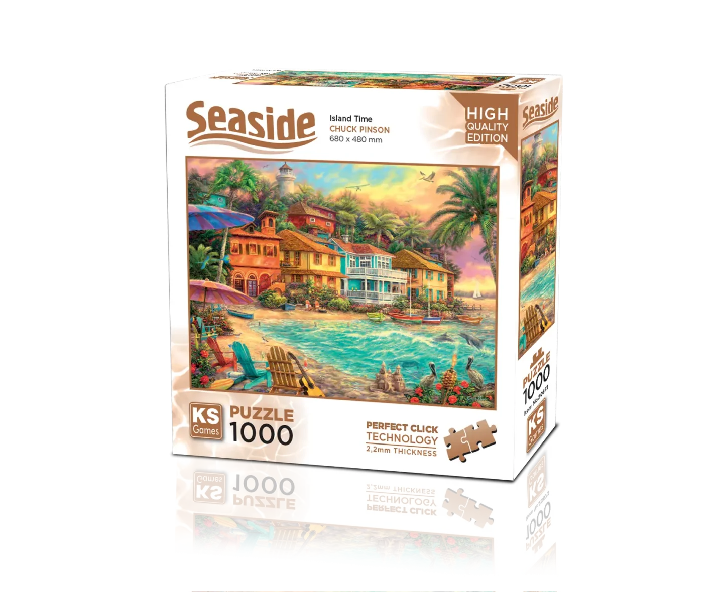 Puzzle – Instant sur une Île – 1000 pièces – KS Games