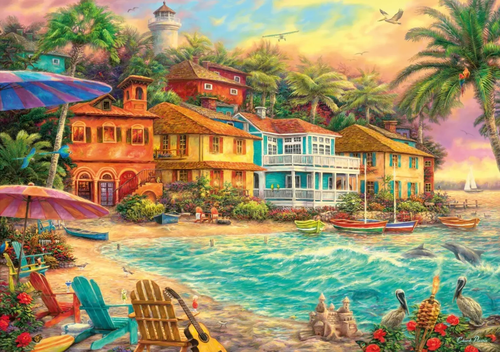 Puzzle – Instant sur une Île – 1000 pièces – KS Games