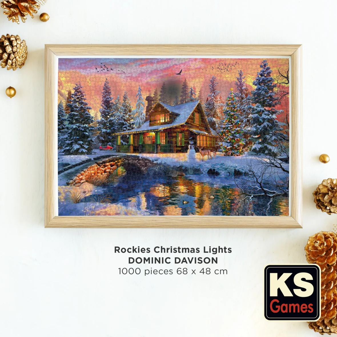 Puzzle – Lumières de Noël – 1000 pièces – KS Games
