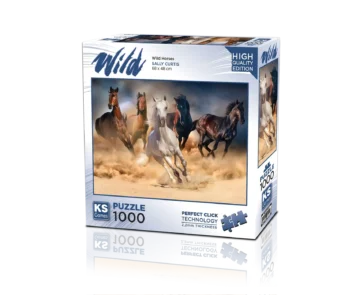 Puzzle – Chevaux Sauvages – 1000 pièces – KS Games