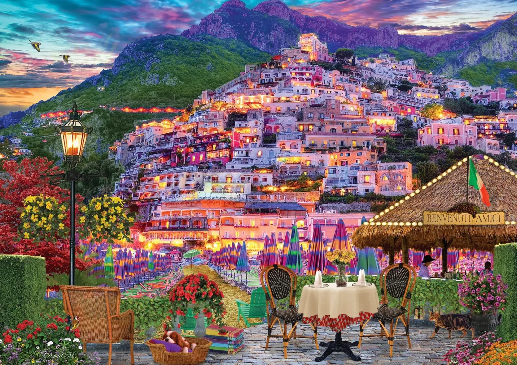 Puzzle – Côte Amalfitaine – 1000 pièces – KS Games