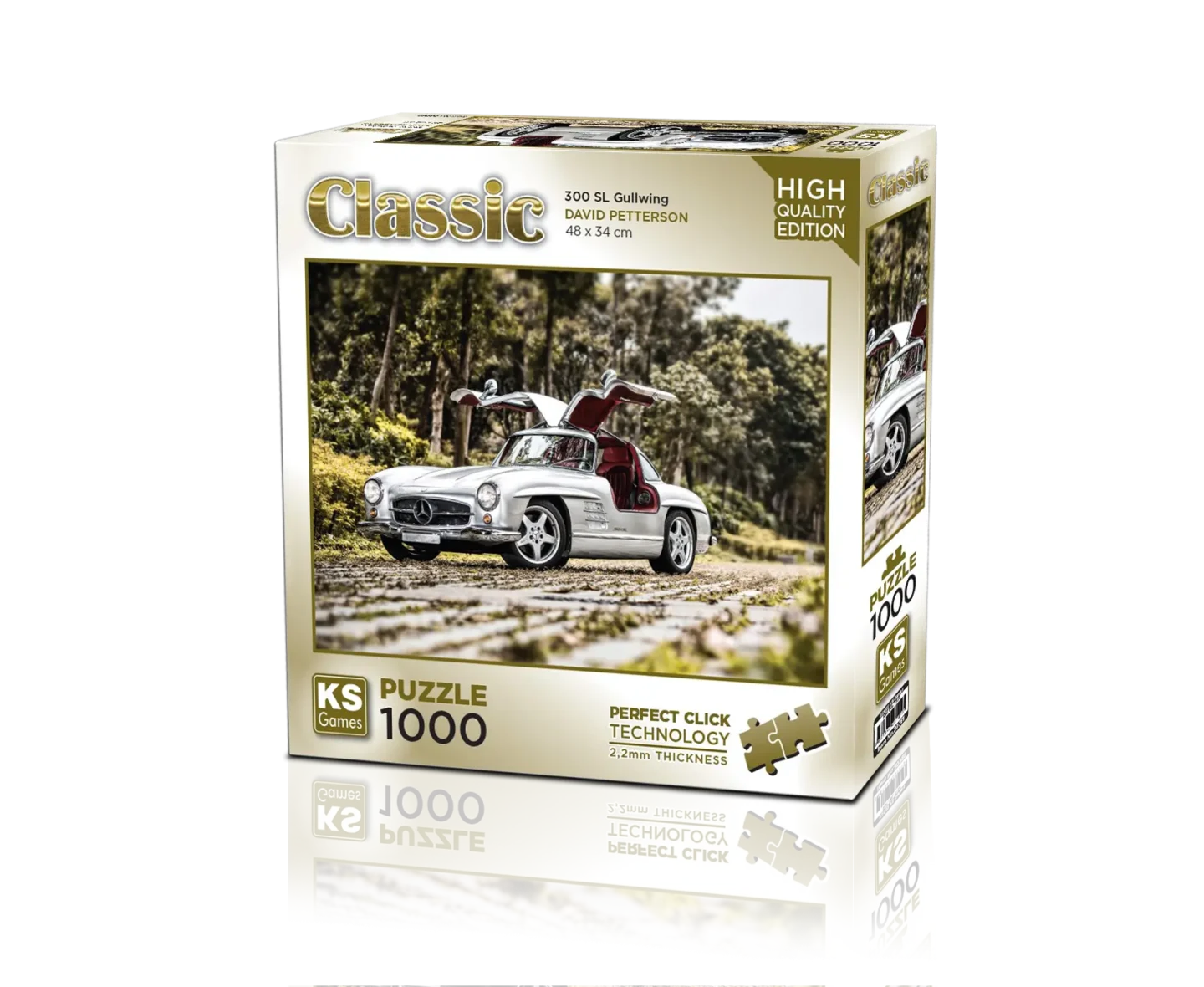 Puzzle – Mercedes 300 SL Gullwing – 1000 pièces – KS Games