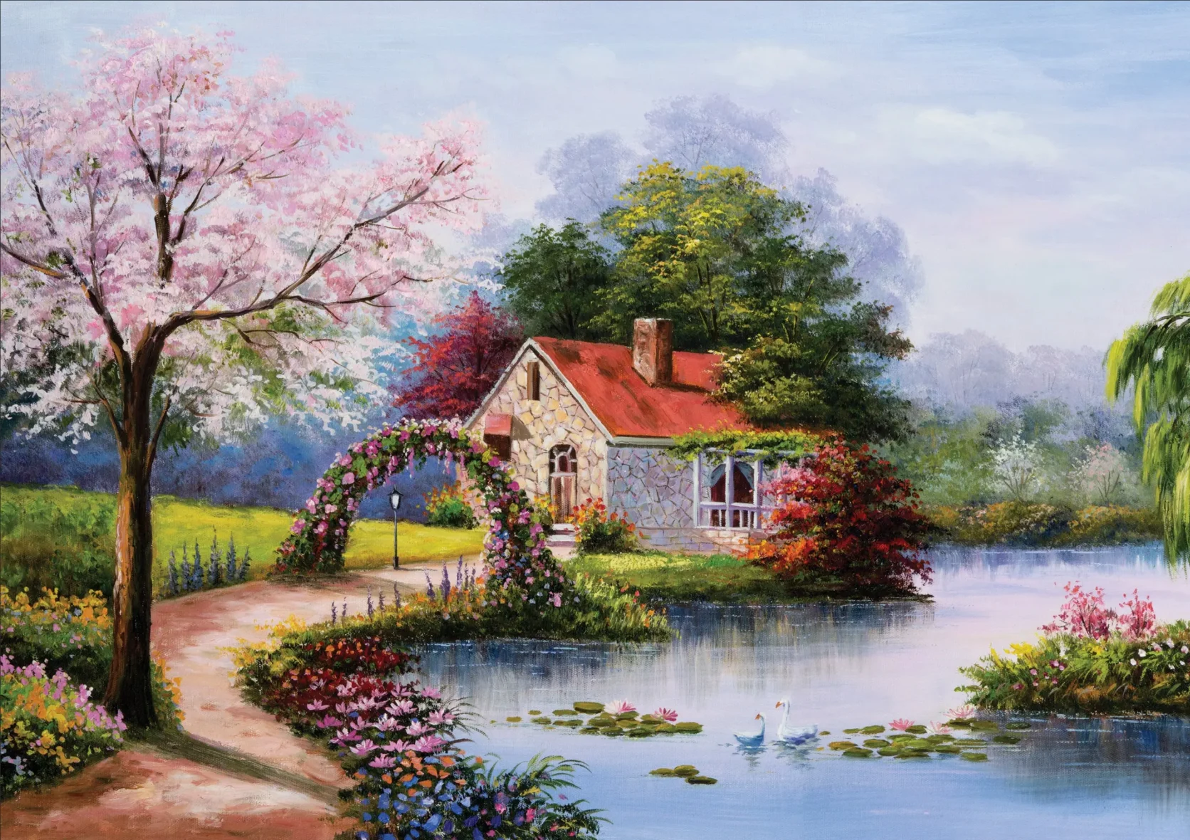 Puzzle – Maison du Lac – 1000 pièces – KS Games