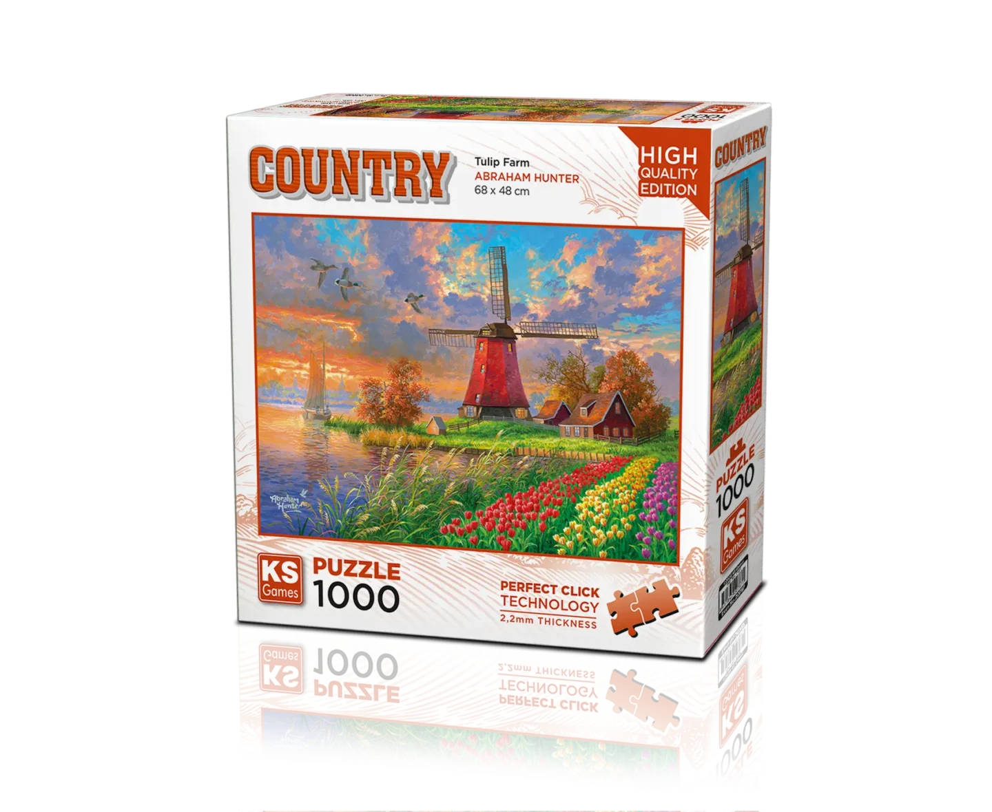Puzzle – Ferme de Tulipes – 1000 pièces – KS Games