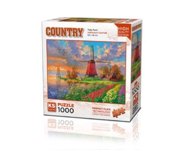 Puzzle – Ferme de Tulipes – 1000 pièces – KS Games
