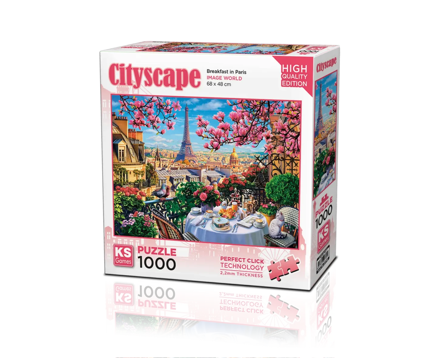 Puzzle – Petit Déjeuner à Paris – 1000 pièces – KS Games