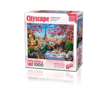 Puzzle – Petit Déjeuner à Paris – 1000 pièces – KS Games