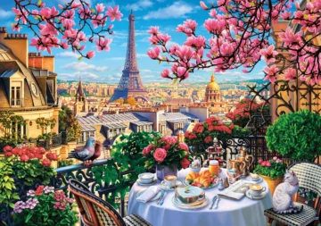 Puzzle – Petit Déjeuner à Paris – 1000 pièces – KS Games