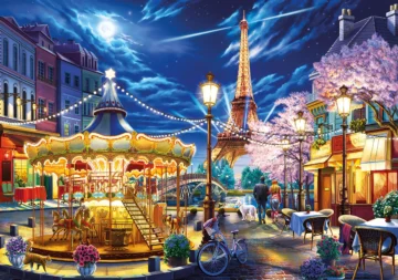 Puzzle – Paris Illuminé la Nuit – 1000 pièces – KS Games