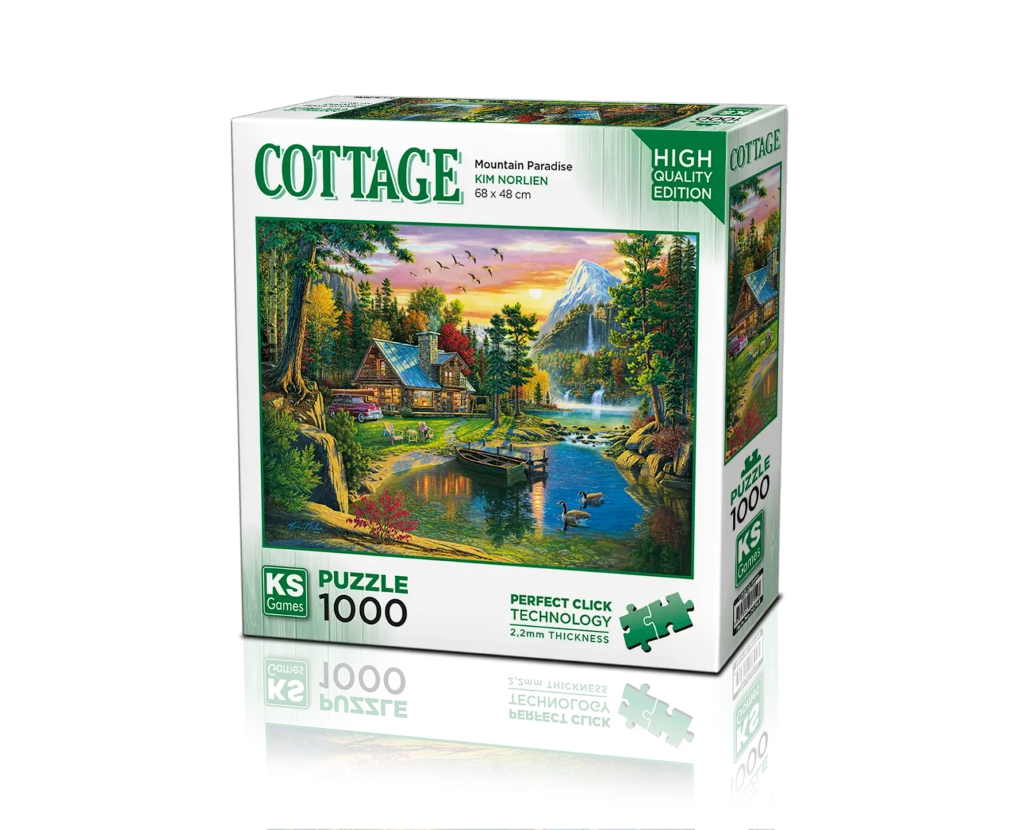 Puzzle – Paradis Montagnard – 1000 pièces – KS Games