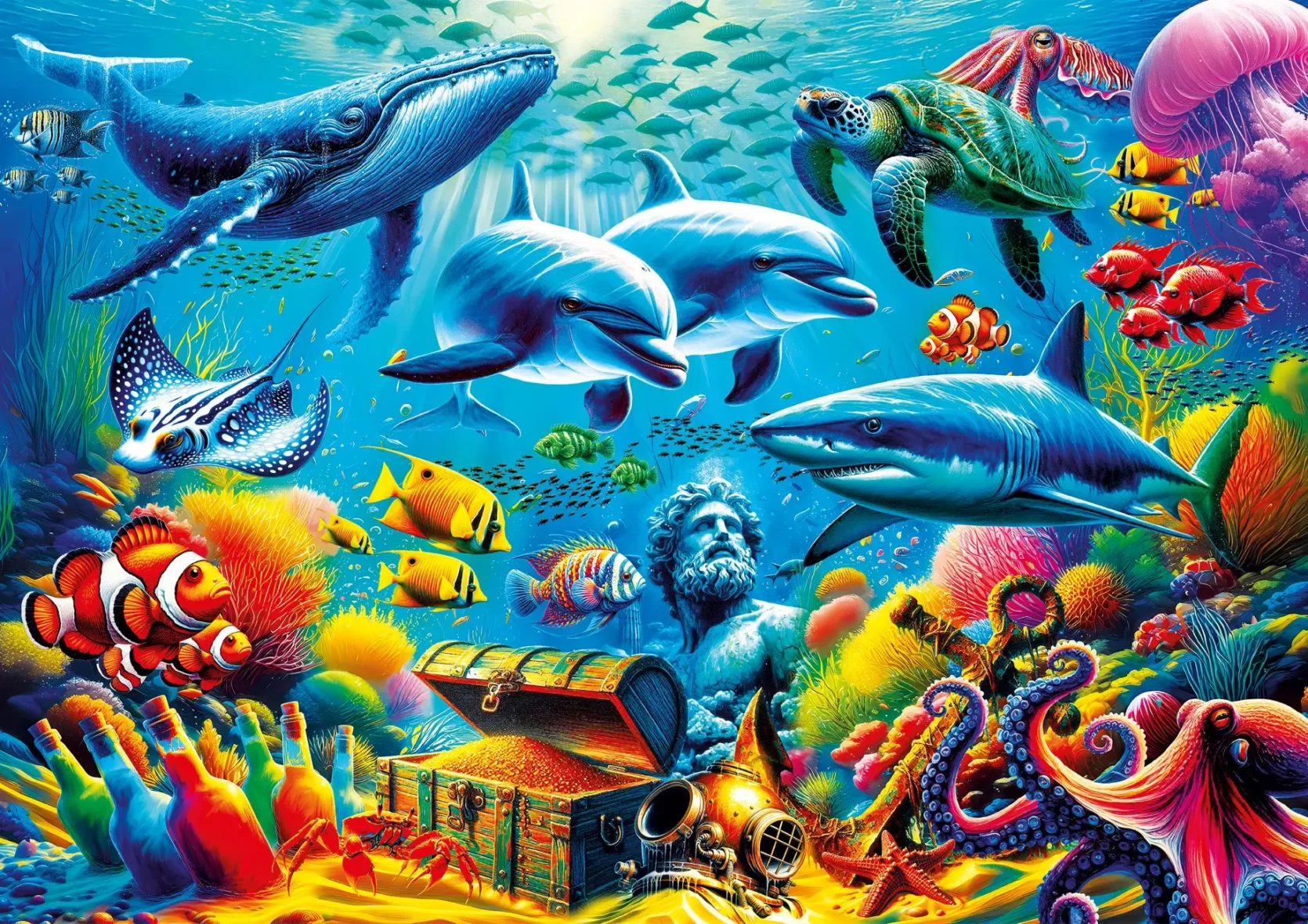 Puzzle – Trésor sous la Mer – 1000 pièces – KS Games