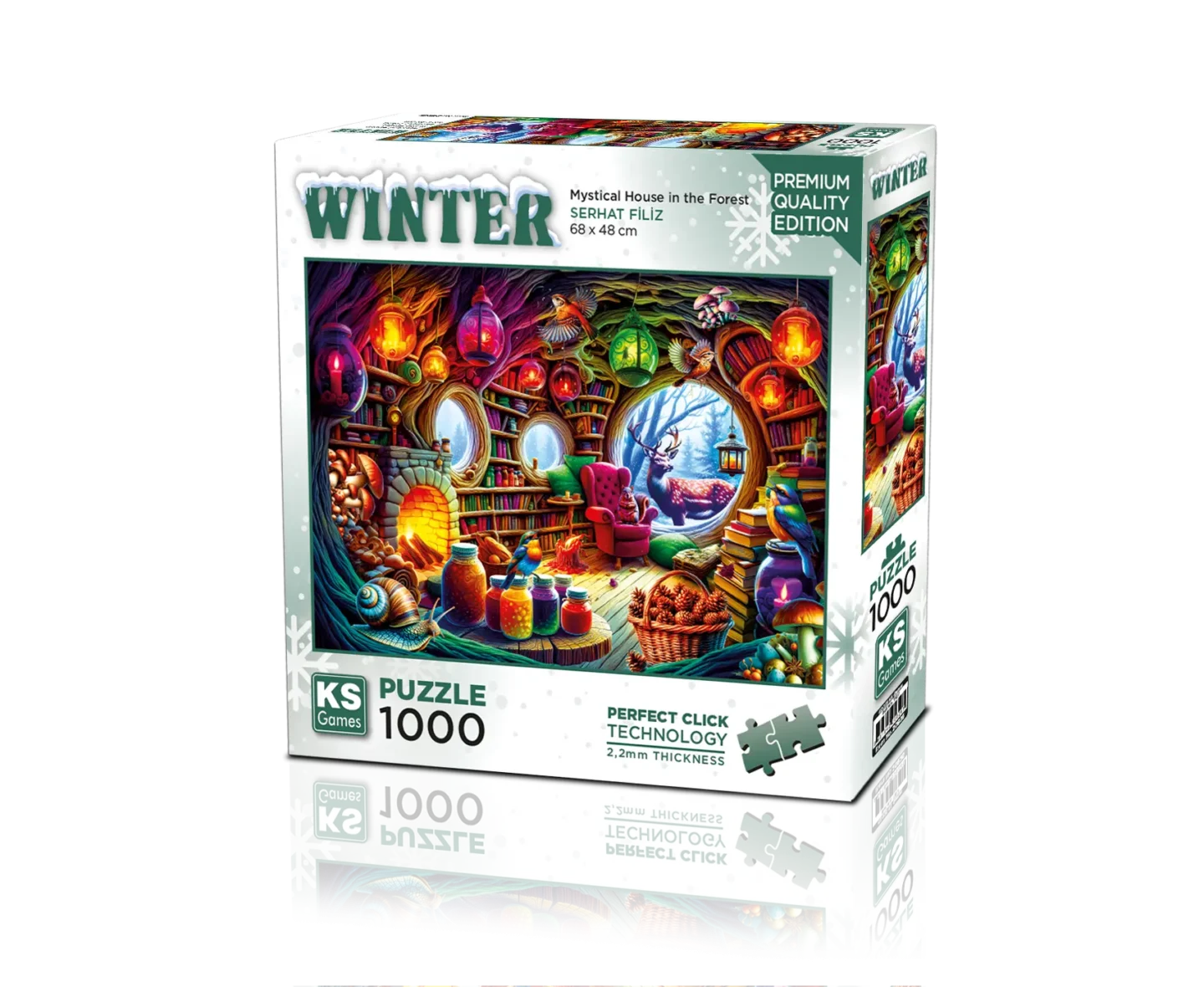 Puzzle – Maison Mystique dans la Forêt – 1000 pièces – KS Games
