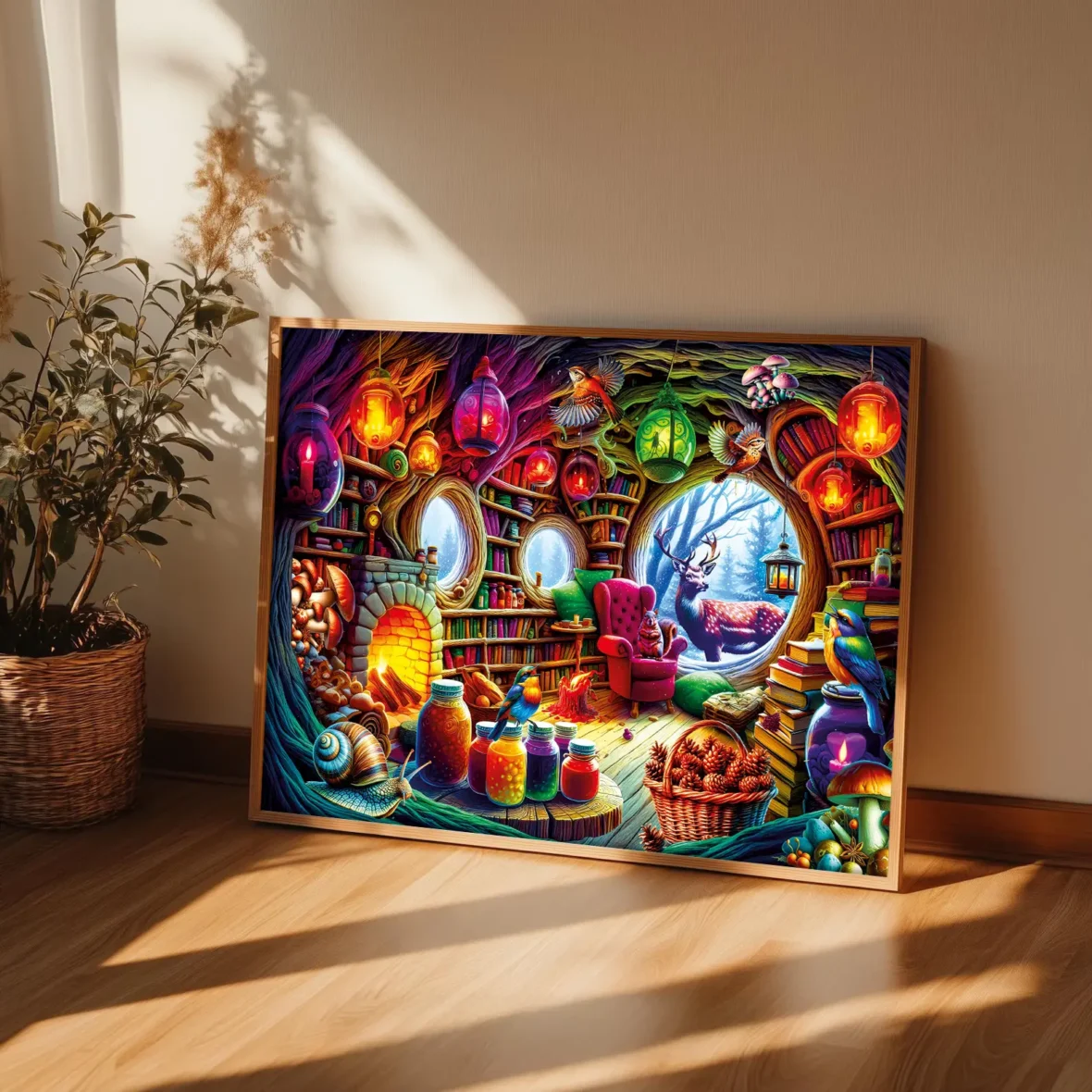 Puzzle – Maison Mystique dans la Forêt – 1000 pièces – KS Games