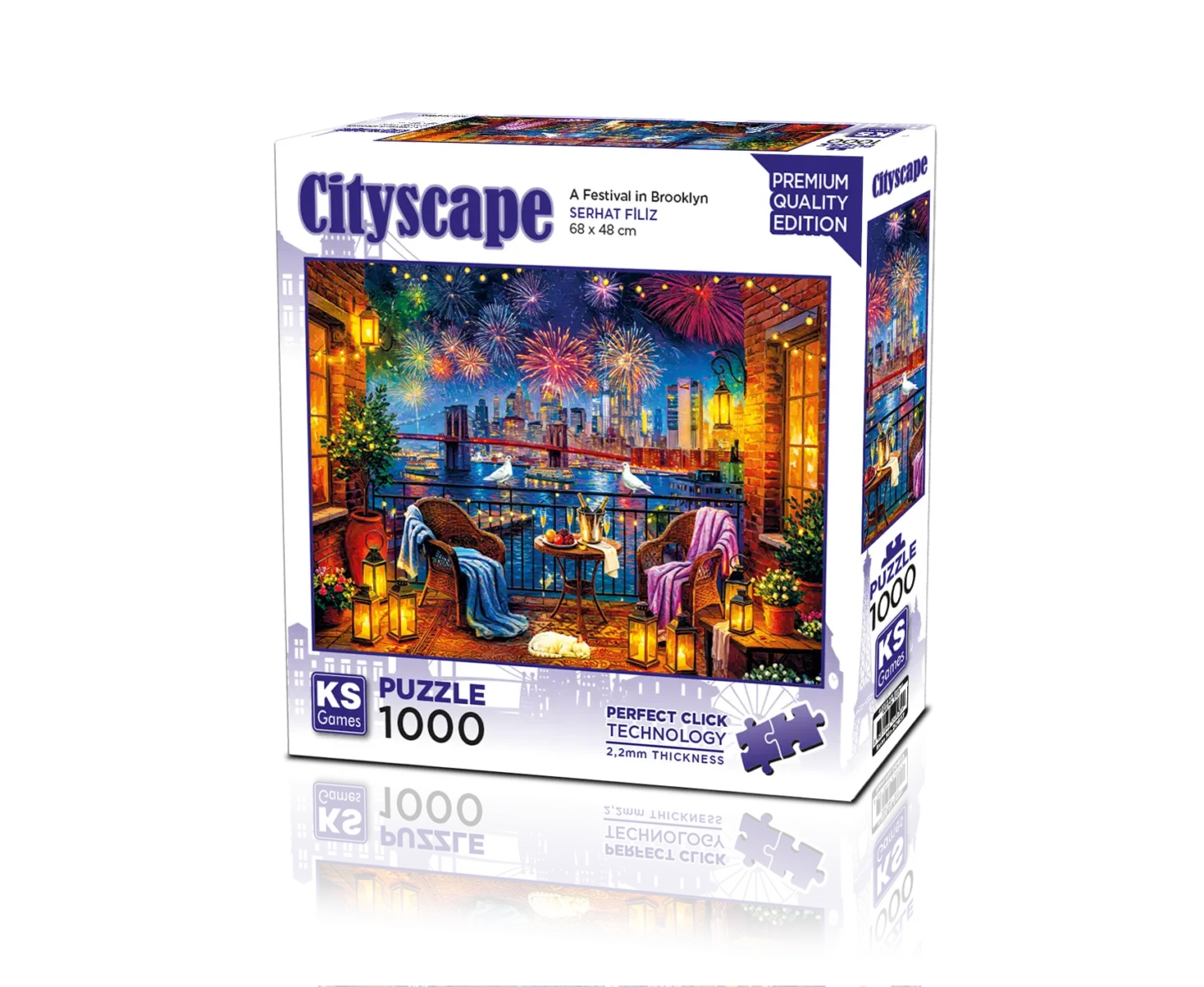 Puzzle – Festival à Brooklyn – 1000 pièces – KS Games