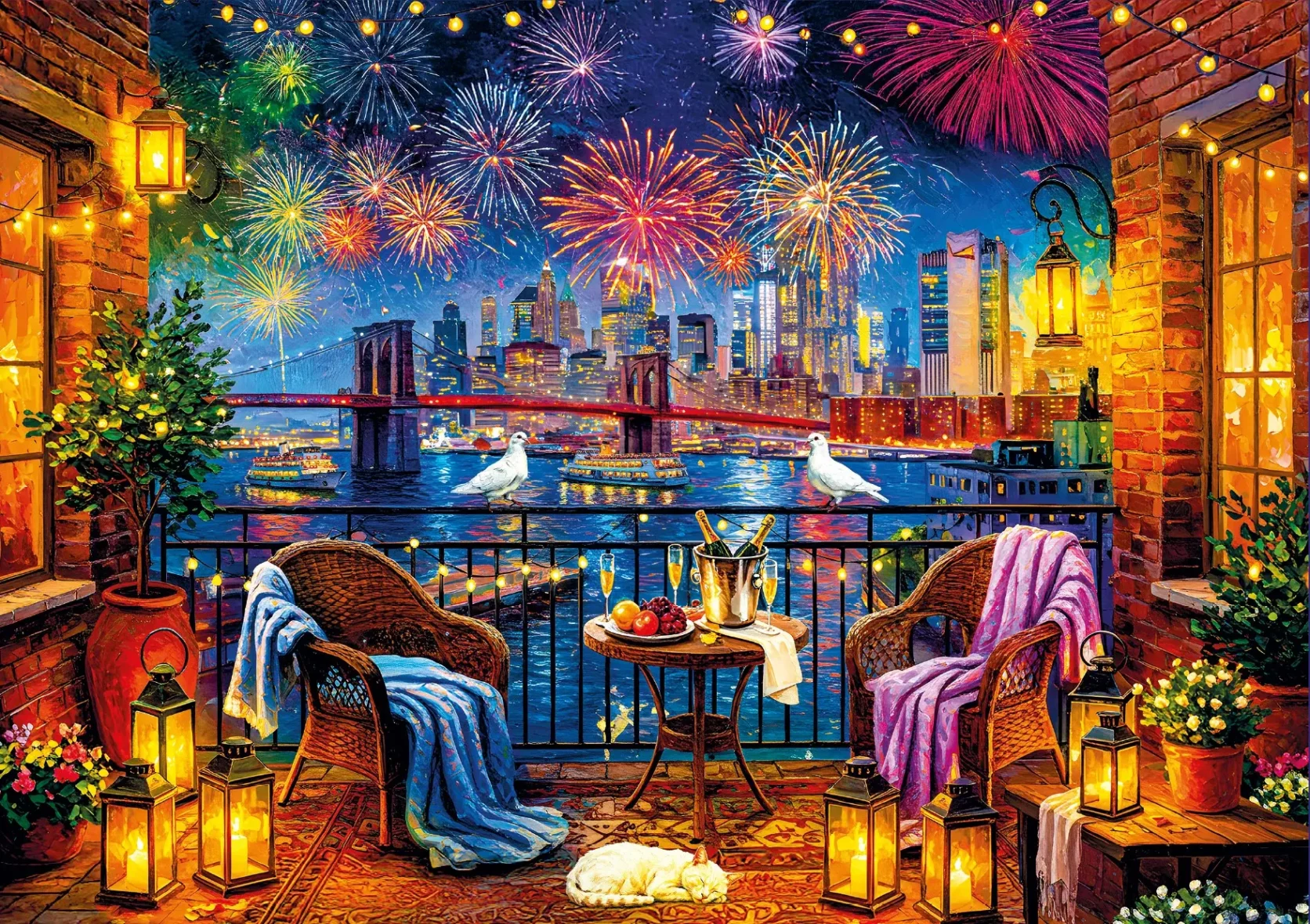 Puzzle – Festival à Brooklyn – 1000 pièces – KS Games