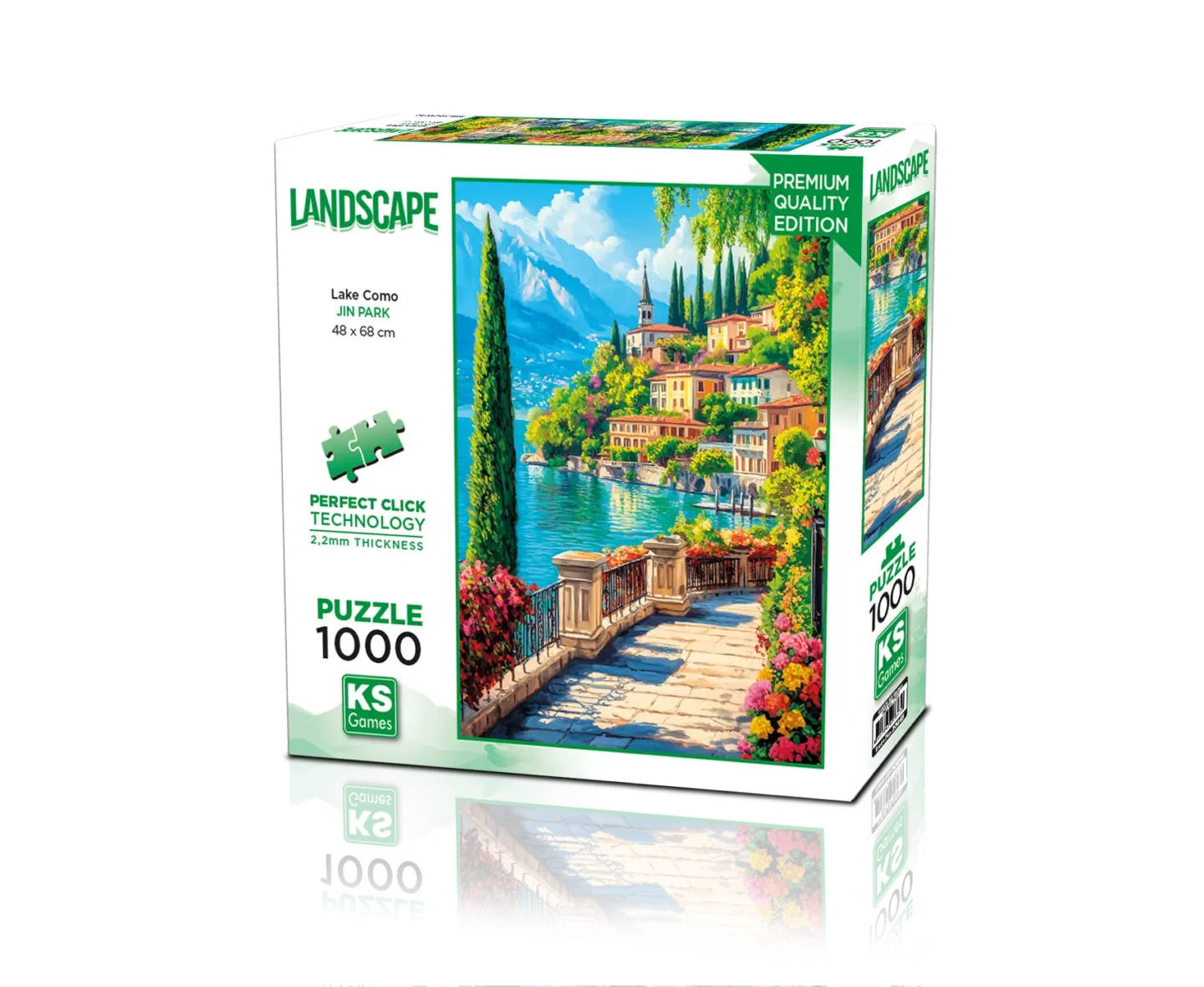 Puzzle – Lac de Côme – 1000 pièces – KS Games