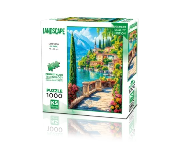 Puzzle – Lac de Côme – 1000 pièces – KS Games