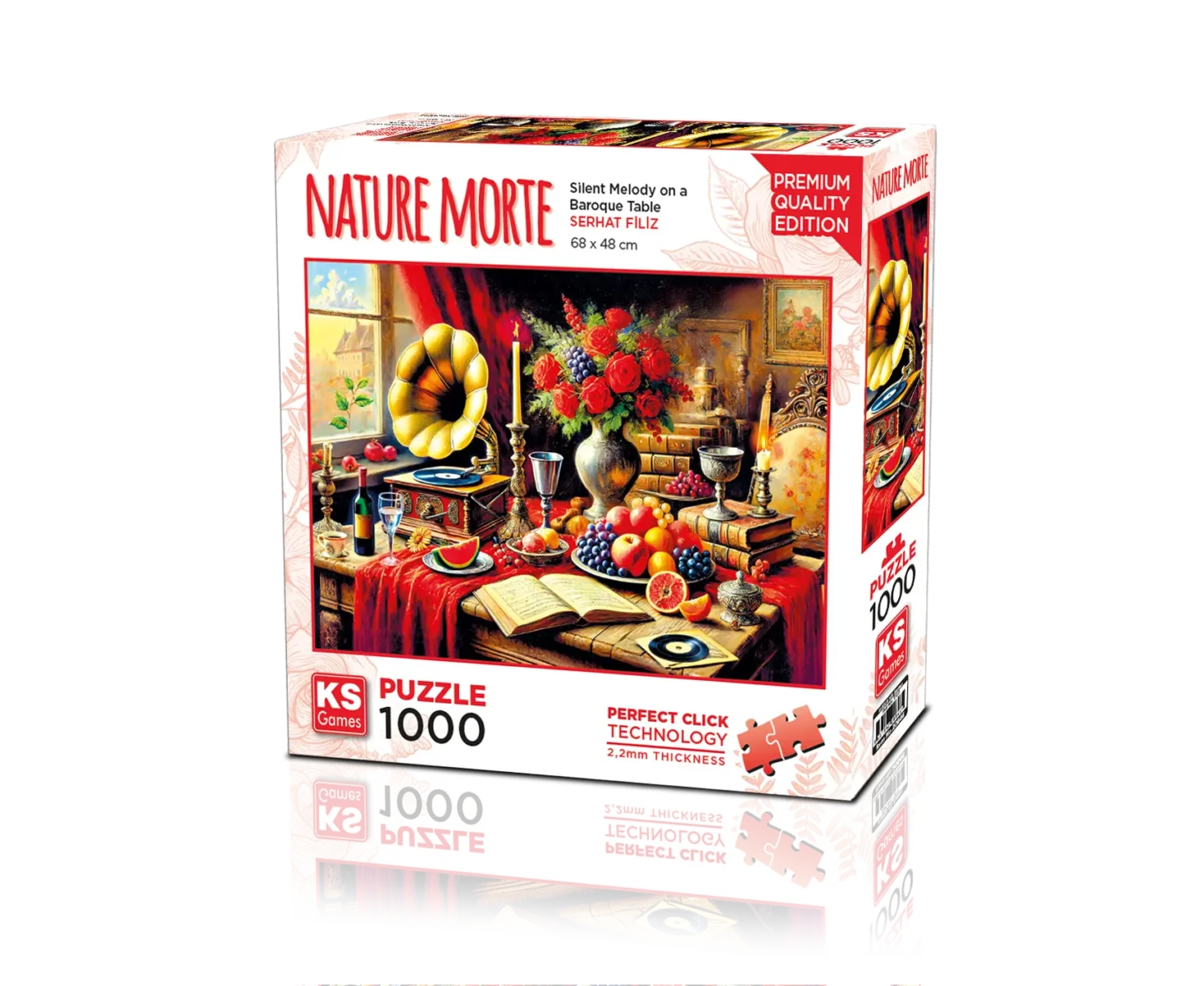 Puzzle – Mélodie Silencieuse sur une Table Baroque – 1000 pièces – KS Games