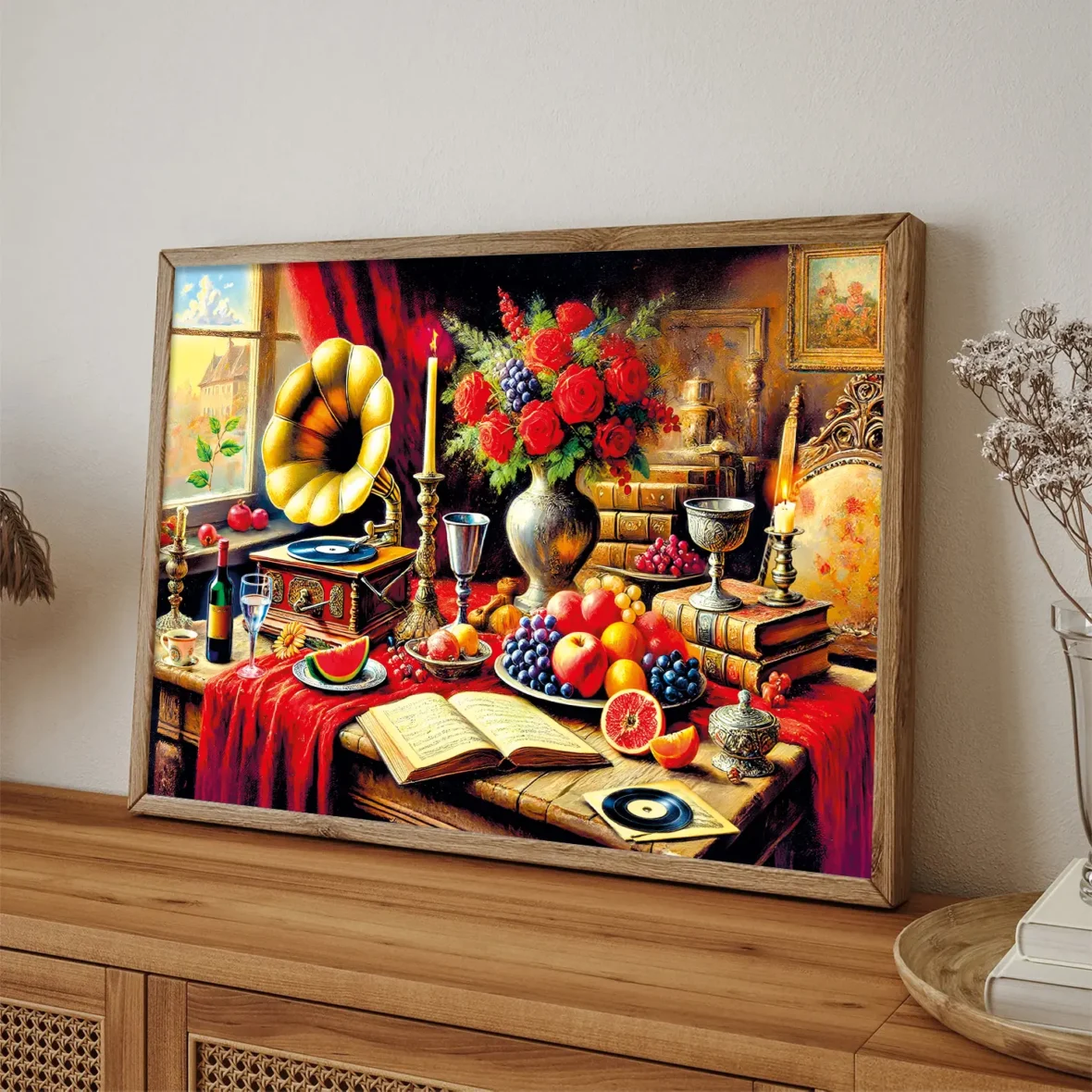 Puzzle – Mélodie Silencieuse sur une Table Baroque – 1000 pièces – KS Games