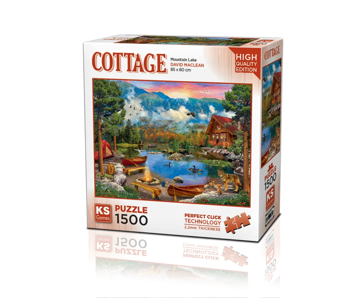 Puzzle – Lac de Montagne – 1500 pièces – KS Games