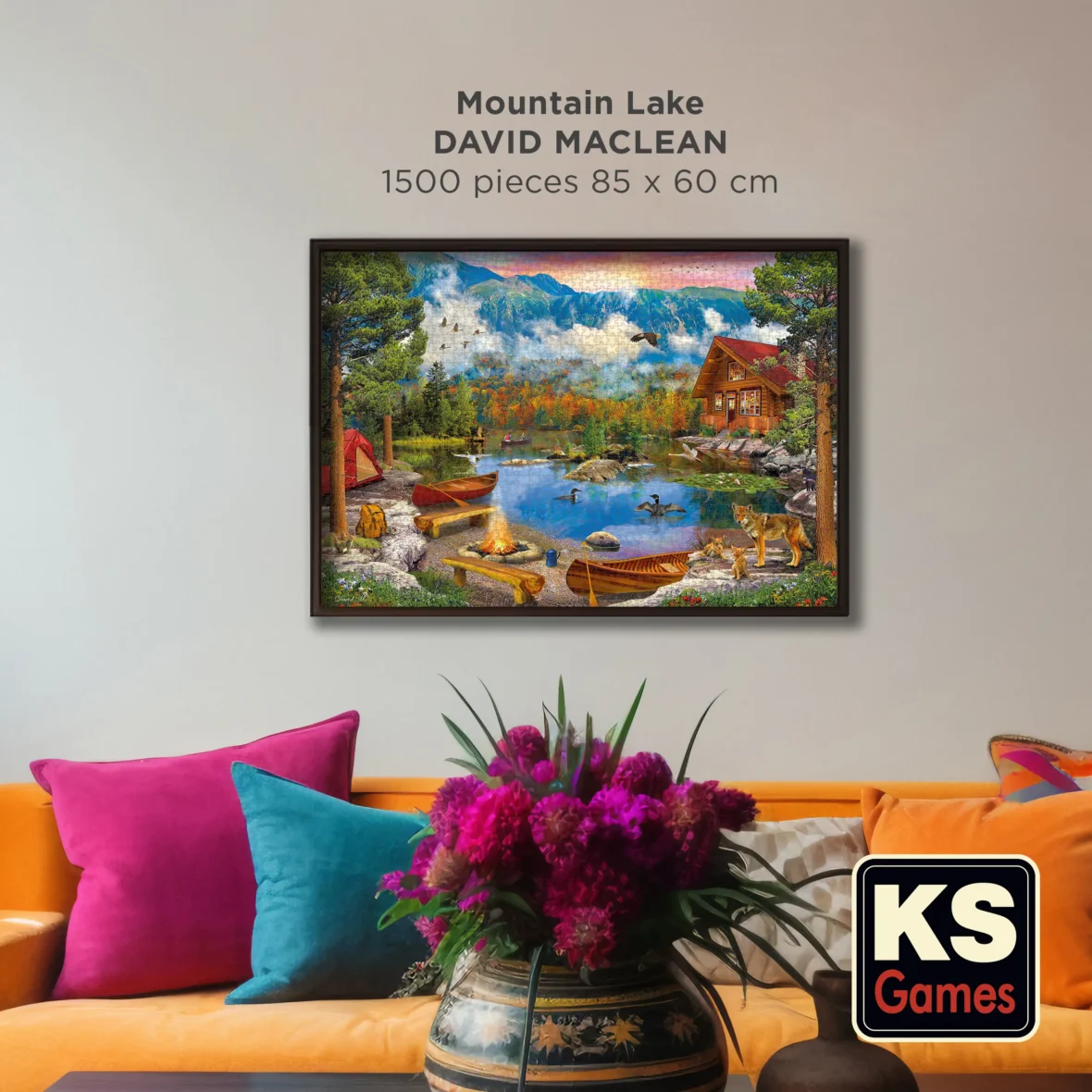 Puzzle – Lac de Montagne – 1500 pièces – KS Games