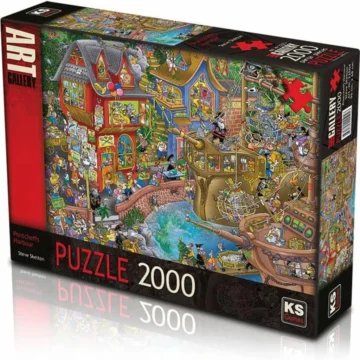 Puzzle 2000 pièces : Le port de Pontcheffs