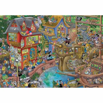 Puzzle 2000 pièces : Le port de Pontcheffs