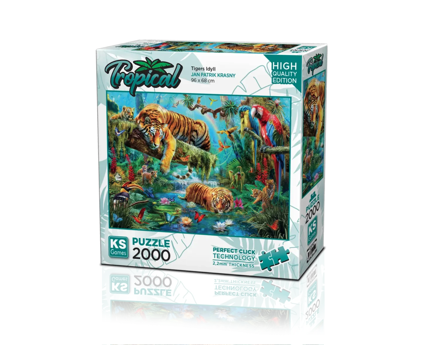 Puzzle – Tigres – 2000 pièces – KS Games