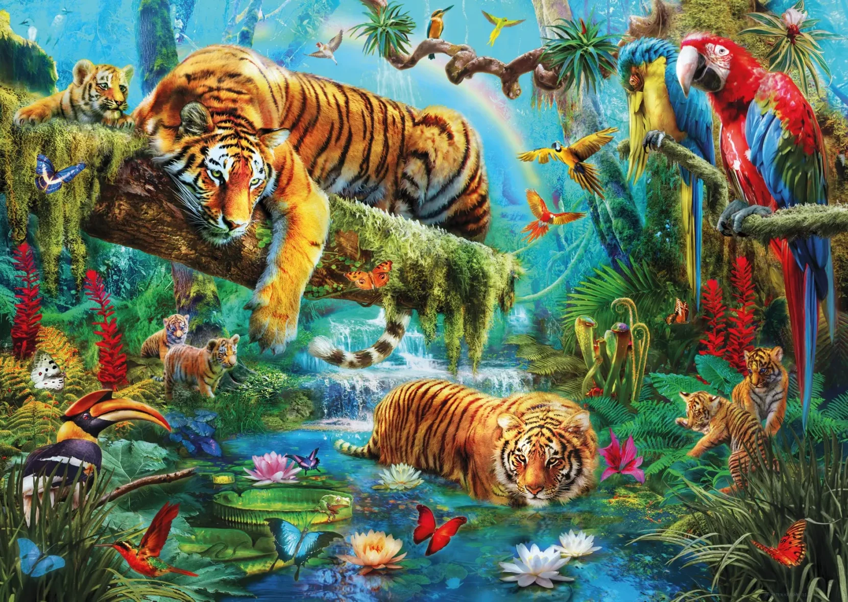 Puzzle – Tigres – 2000 pièces – KS Games