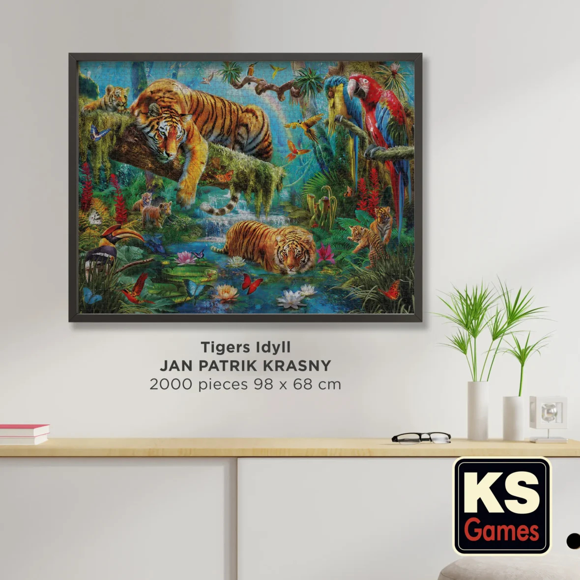 Puzzle – Tigres – 2000 pièces – KS Games