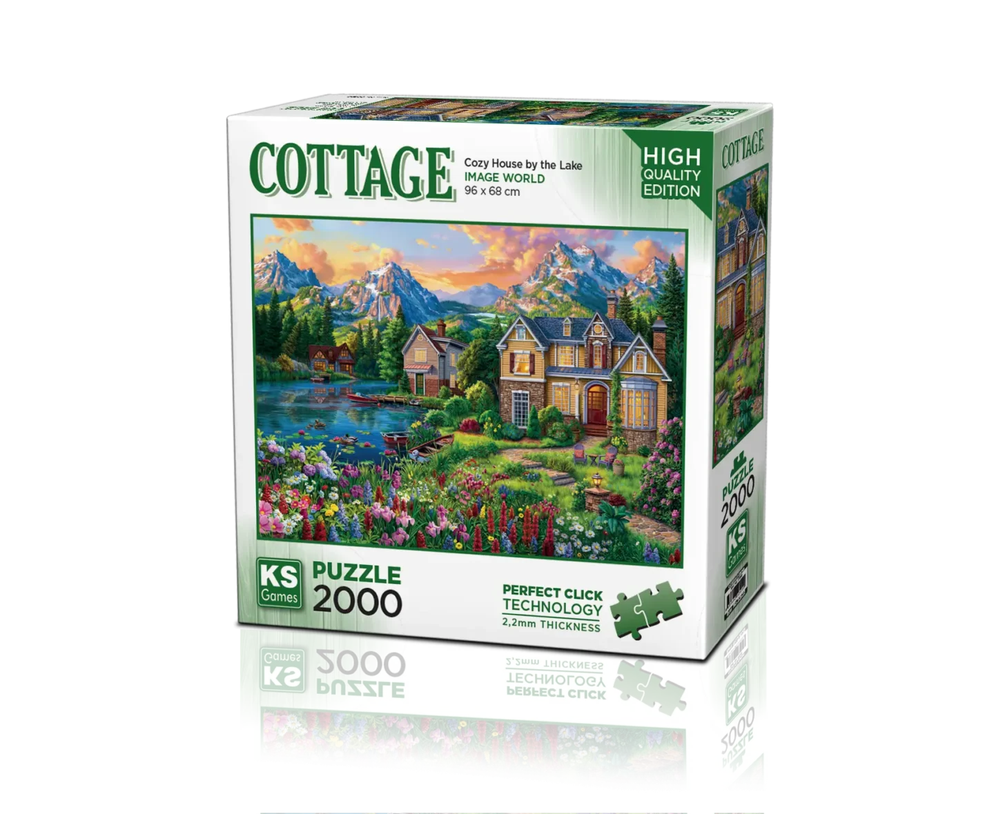 Puzzle – Maison au Bord du Lac – 2000 pièces – KS Games