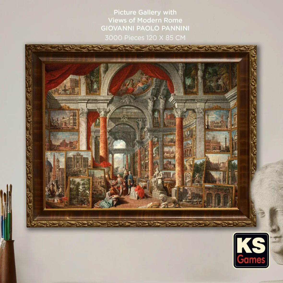 Puzzle – Galerie de Vues de Rome – 3000 pièces – KS Games