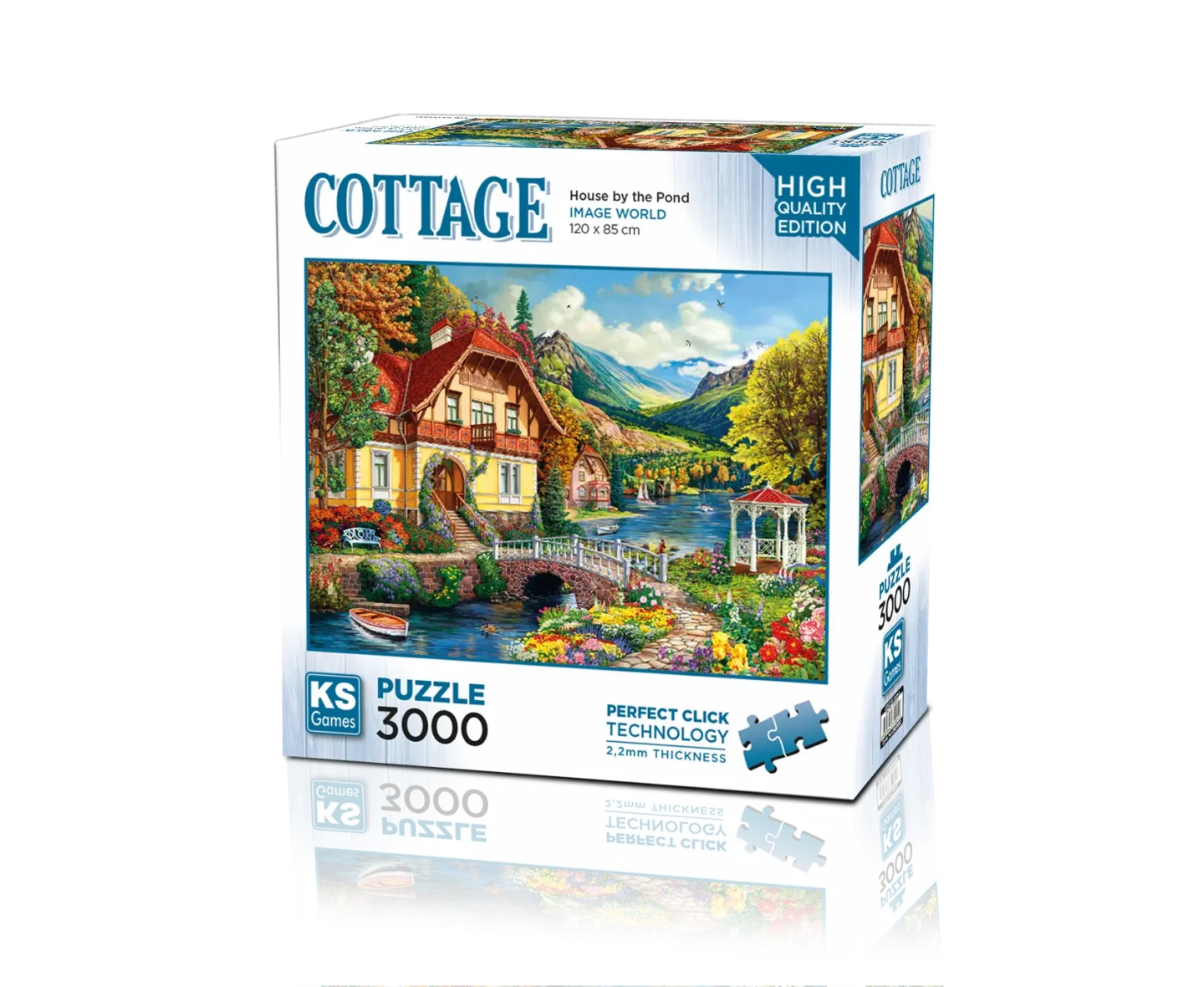 Puzzle – Maison au Bord de l’Étang – 3000 pièces – KS Games
