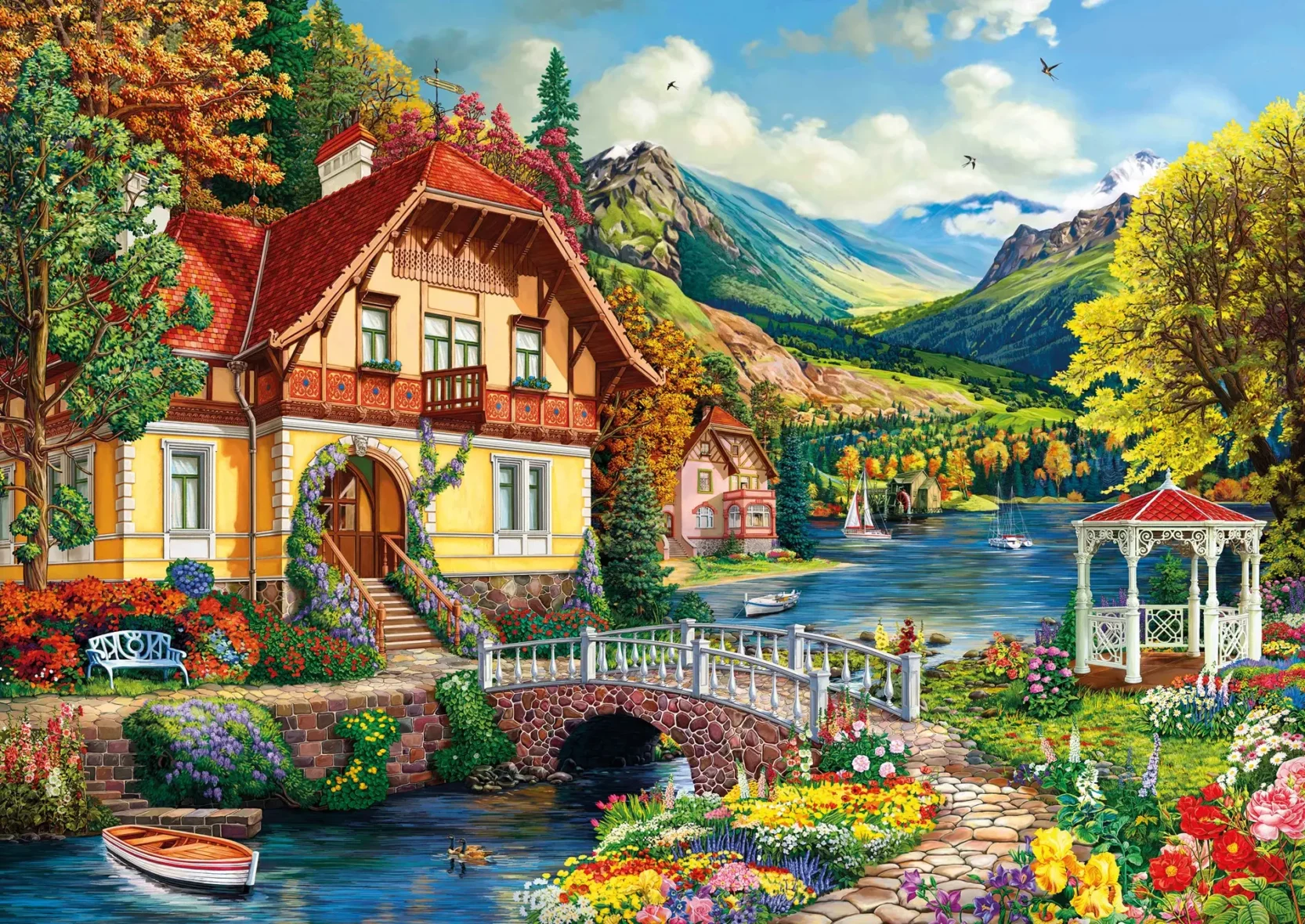 Puzzle – Maison au Bord de l’Étang – 3000 pièces – KS Games