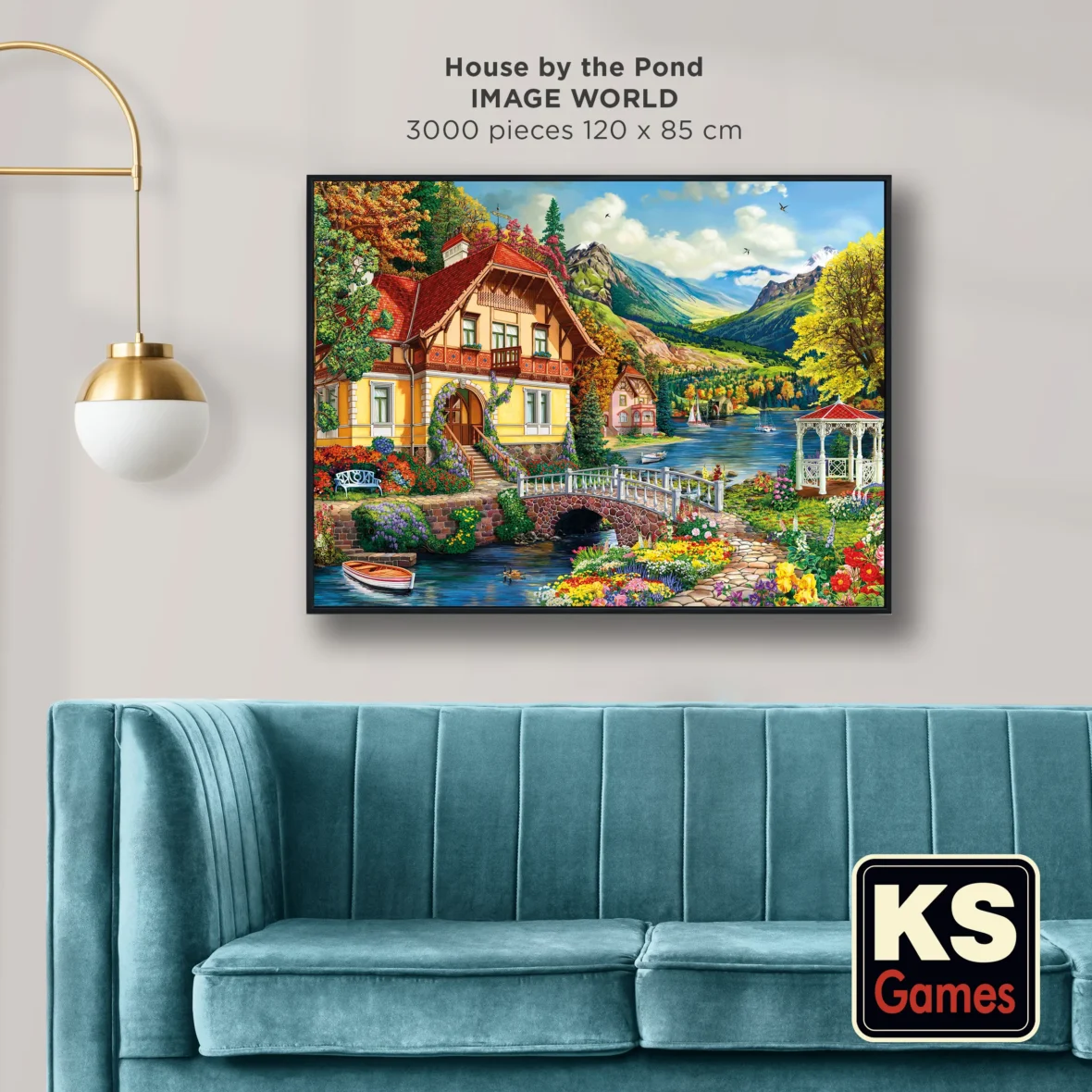 Puzzle – Maison au Bord de l’Étang – 3000 pièces – KS Games