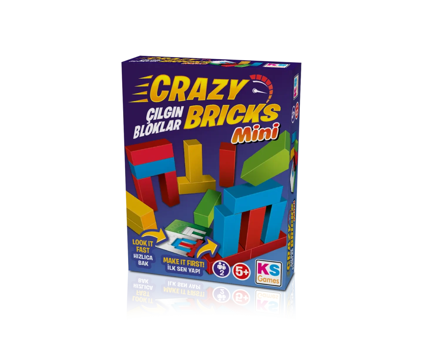Jeu de Société – Crazy Bricks – Mini – KS Games